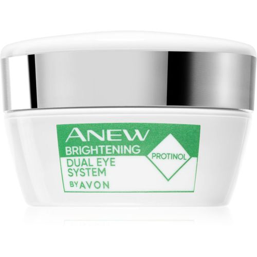 Anew Dual Eye System aufhellende Crem für die Augenpartien gegen dunkle Kreise 2x10 ml - Avon - Modalova