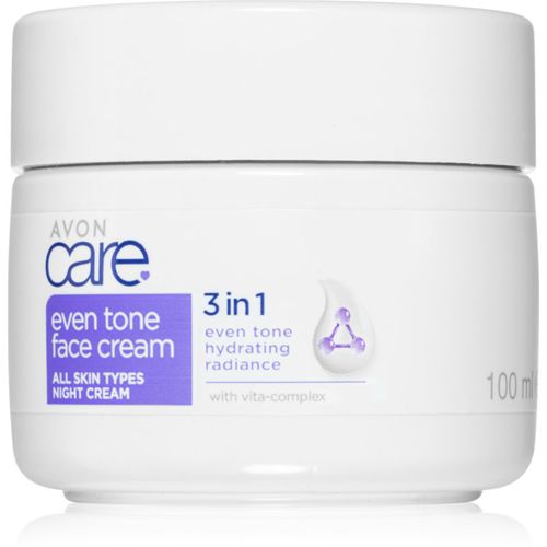 Care 3 in 1 crema facial de noche para unificar el tono de la piel 100 ml - Avon - Modalova