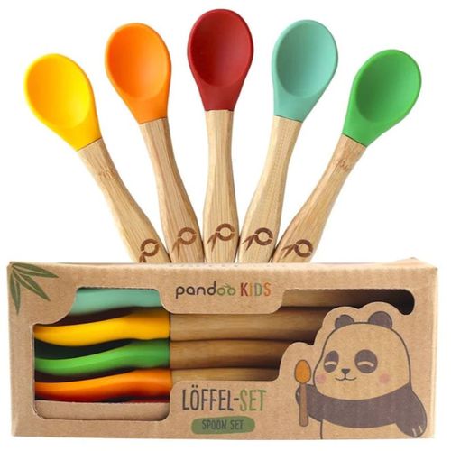 Bamboo Spoon Set cuchara para niños 5 ud - Pandoo - Modalova