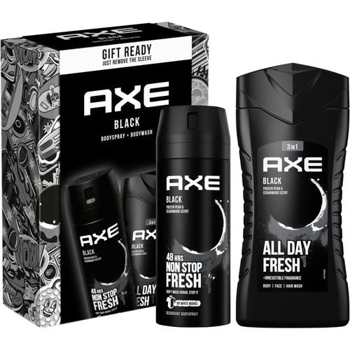 Black Frozen Pear & Cedarwood lote de regalo para el cuerpo para hombre - Axe - Modalova