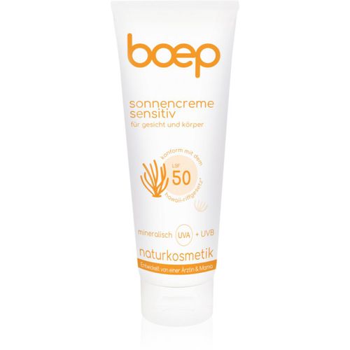 Natural Sun Cream Sensitive crema abbronzante SPF 50 100 ml - Boep - Modalova