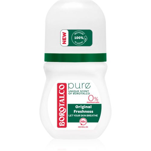 Pure Original Freshness deodorante roll-on senza sali di alluminio 50 ml - Borotalco - Modalova