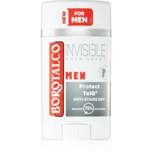 MEN Invisible Deoroller gegen weiße und gelbe Flecken für Herren Duft Musk Scent 40 ml - Borotalco - Modalova