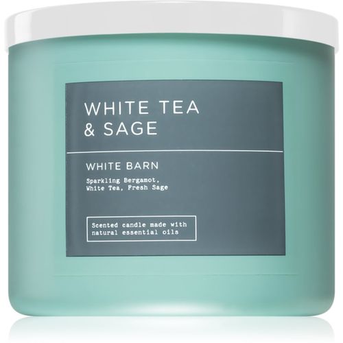 White Tea & Sage candela profumata 411 g - Bath & Body Works - Modalova