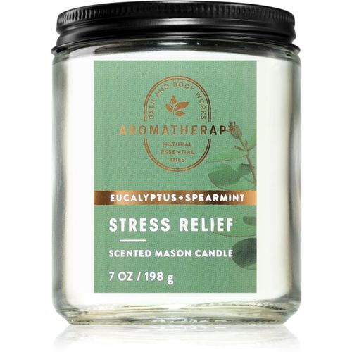 Stress Relief Eucalyptus & Spearmint candela profumata 198 g - Bath & Body Works - Modalova