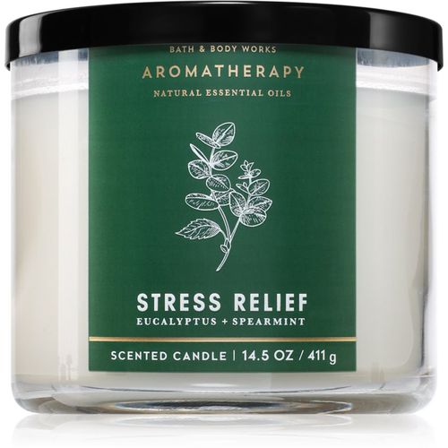 Stress Relief Eucalyptus & Spearmint Duftkerze 411 g - Bath & Body Works - Modalova