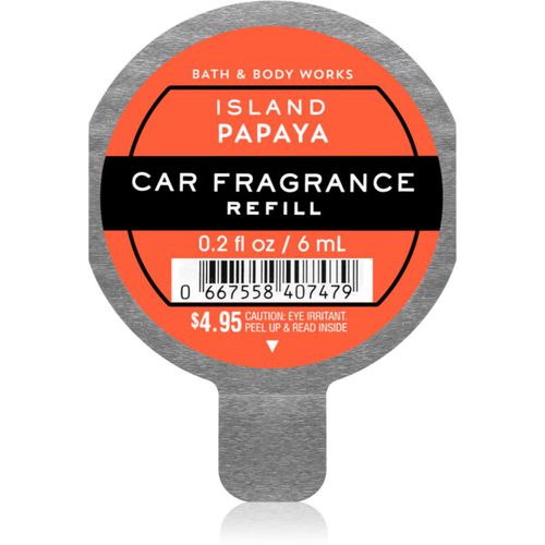 Island Papaya ambientador de coche para ventilación recarga de recambio 6 ml - Bath & Body Works - Modalova