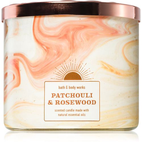 Patchouli & Rosewood vela perfumada 411 g - Bath & Body Works - Modalova