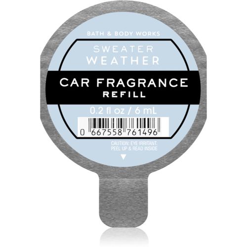 Sweater Weather ambientador de coche para ventilación Recambio 6 ml - Bath & Body Works - Modalova