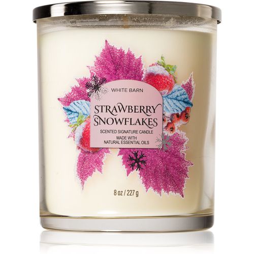 Strawberry Snowflakes candela profumata 227 g - Bath & Body Works - Modalova