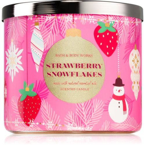 Strawberry Snowflakes candela profumata 411 g - Bath & Body Works - Modalova