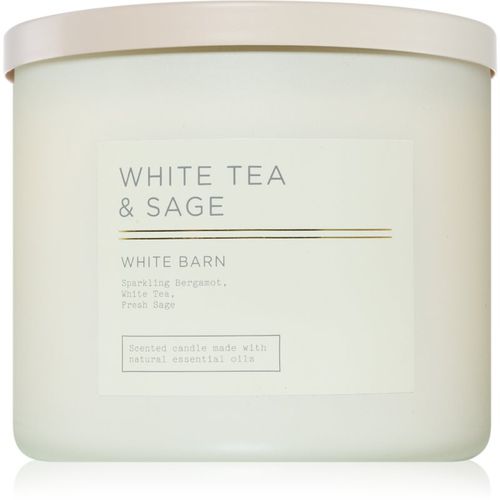 White Tea & Sage Duftkerze 411 g - Bath & Body Works - Modalova