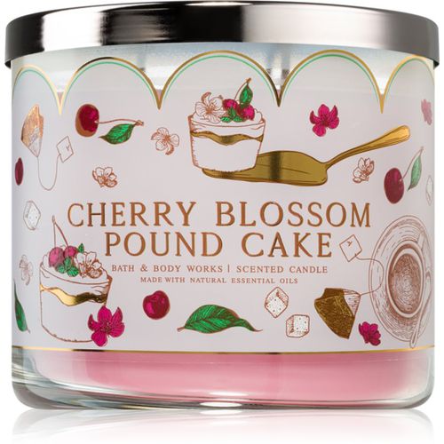 Cherry Blossom Pound Cake vela perfumada 411 g - Bath & Body Works - Modalova