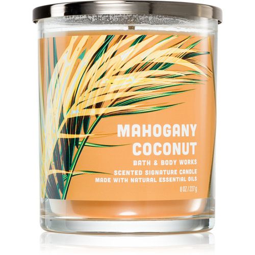 Mahogany Coconut candela profumata 227 g - Bath & Body Works - Modalova