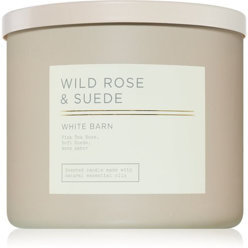 Wild Rose & Suede candela profumata 411 g - Bath & Body Works - Modalova