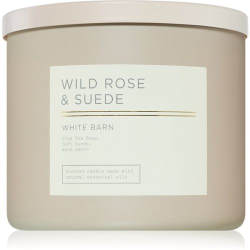 Wild Rose & Suede Duftkerze 411 g - Bath & Body Works - Modalova
