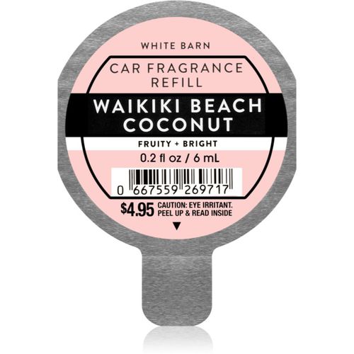 Waikiki Beach Coconut ambientador de coche para ventilación Recambio 6 ml - Bath & Body Works - Modalova