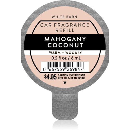 Mahogany Coconut ambientador de coche para ventilación Recambio 6 ml - Bath & Body Works - Modalova