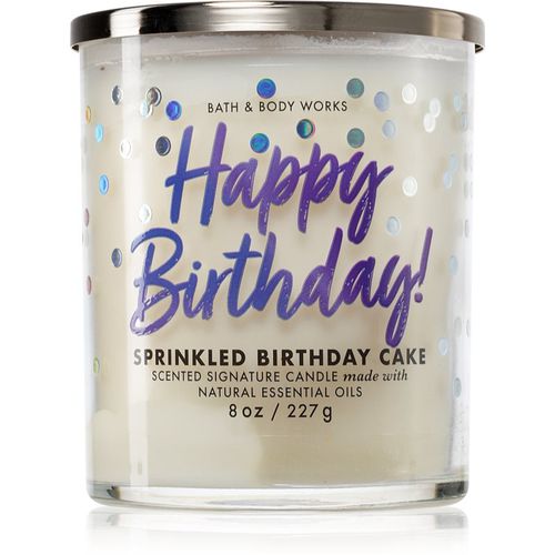 Sprinkled Birthday Cake candela profumata 227 g - Bath & Body Works - Modalova