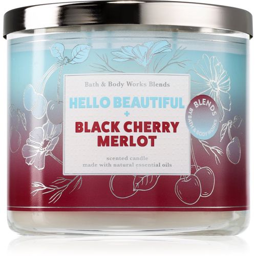 Hello Beautiful + Black Cherry Merlot Duftkerze 411 g - Bath & Body Works - Modalova