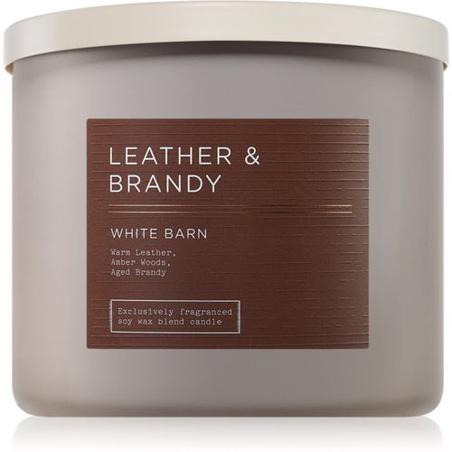 Leather & Brandy candela profumata 411 g - Bath & Body Works - Modalova