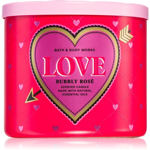 Bubbly Rosé - Love candela profumata 411 g - Bath & Body Works - Modalova