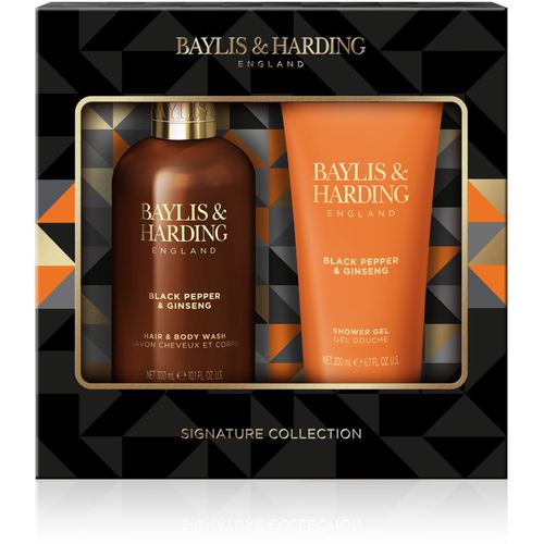 Black Pepper & Ginseng confezione regalo (per la doccia) per uomo - Baylis & Harding - Modalova