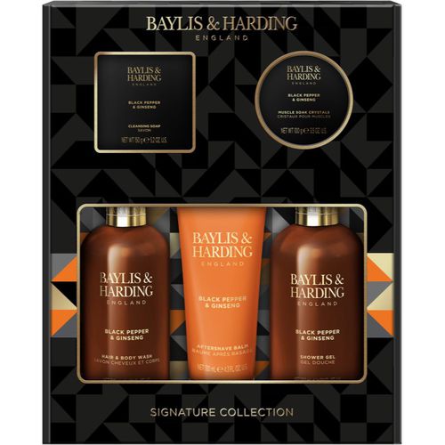 Black Pepper & Ginseng lote de regalo (de baño ) para hombre - Baylis & Harding - Modalova