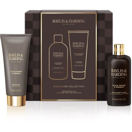 Black Pepper & Ginseng confezione regalo per la doccia per uomo - Baylis & Harding - Modalova