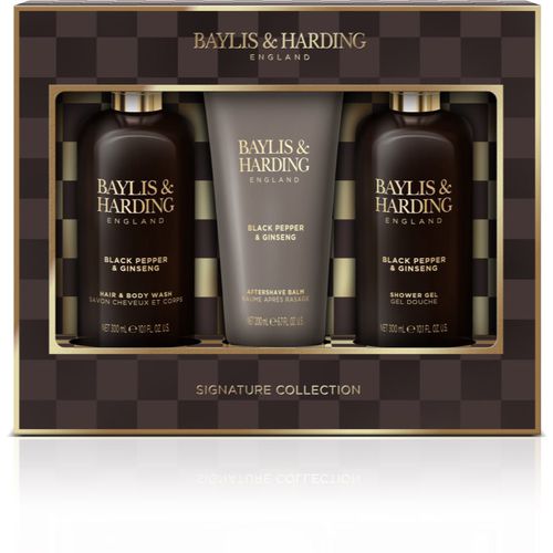 Black Pepper & Ginseng confezione regalo per viso, corpo e capelli per uomo - Baylis & Harding - Modalova