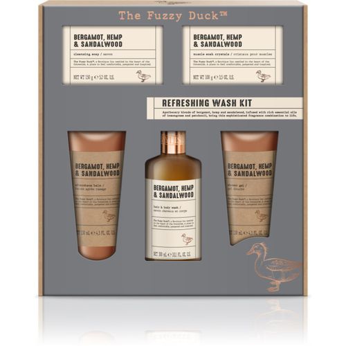 The Fuzzy Duck Men's Hemp & Bergamot confezione regalo per i capelli, la barba e il corpo per uomo - Baylis & Harding - Modalova