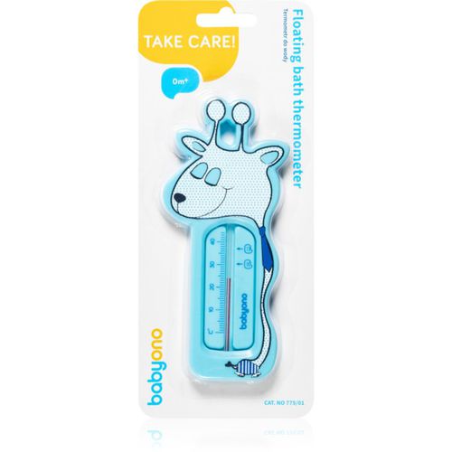 Take Care Floating Bath Thermometer termometro per bambini per il bagno Blue Giraffe 1 pz - BabyOno - Modalova