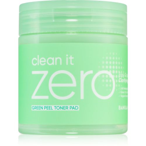 Clean it zero Green Peel Toner Pad dischetti esfolianti viso per pelli grasse e problematiche 70 pz - Banila Co. - Modalova