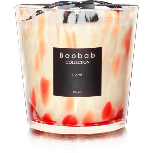 Pearls Coral candela profumata 8 cm - Baobab Collection - Modalova