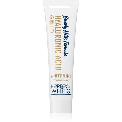 Perfect White Gold dentifricio sbiancante con particelle d'oro aroma Double Mint 100 ml - Beverly Hills Formula - Modalova