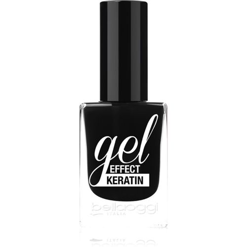 Gel Effect Keratin Nail Polish esmalte de uñas tono Black To Gold 10 ml - bellaoggi - Modalova