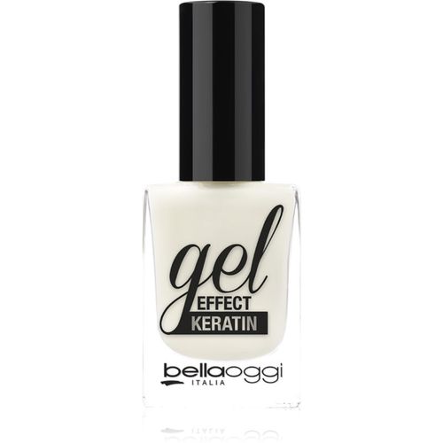 Gel Effect Keratin Nail Polish smalto per unghie colore Milky White 10 ml - bellaoggi - Modalova