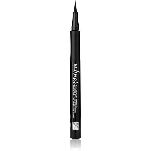 Mat Liner delineador con corrector con efecto mate tono Velvety Black 1,2 ml - bellaoggi - Modalova