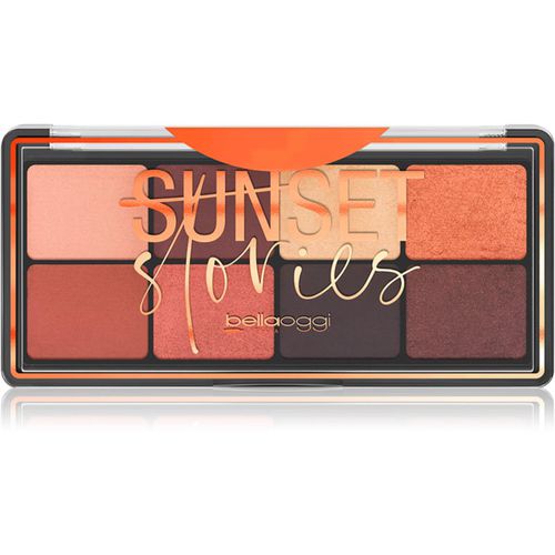 Sunset Stories paleta de sombras de ojos 8 colores tono Deep Nude 9.5 g - bellaoggi - Modalova