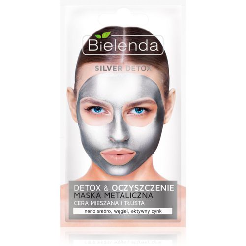 Metallic Masks Silver Detox Entgiftende Reinigungsmaske für fettige und Mischhaut 8 g - Bielenda - Modalova