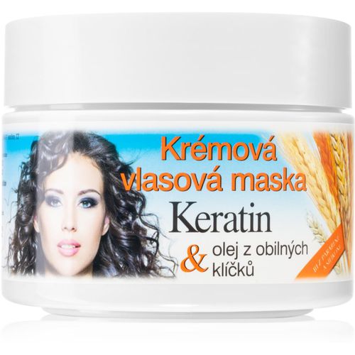 Keratin + Grain mascarilla textura crema para todo tipo de cabello 260 ml - Bione Cosmetics - Modalova