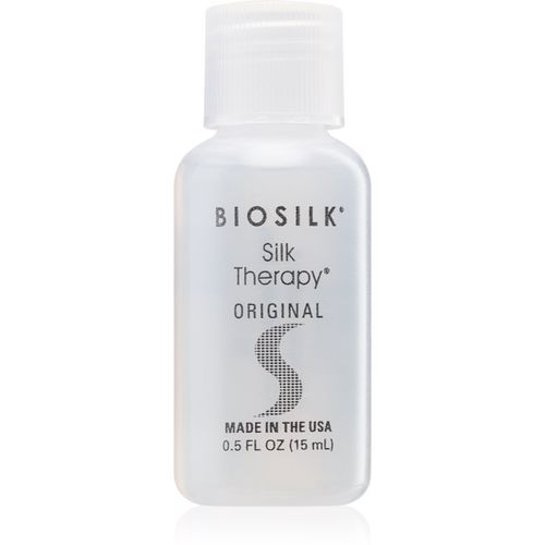 Silk Therapy Original tratamiento sedoso regenerador para todo tipo de cabello 15 ml - Biosilk - Modalova