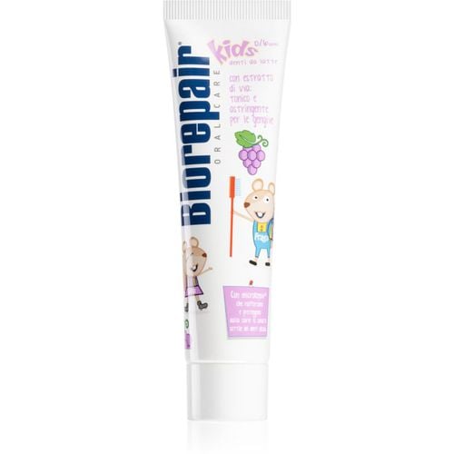 Kids 0-6 dentifricio per bambini per ripristinare lo smalto dei denti Grape 50 ml - Biorepair - Modalova