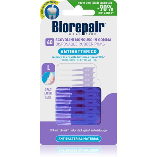 Rubber Picks Large palillos de dientes Purple 40 ud - Biorepair - Modalova