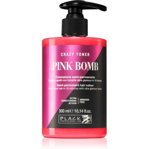 Crazy Toner farbige Haartönung Pink Bomb 300 ml - Black Professional Line - Modalova