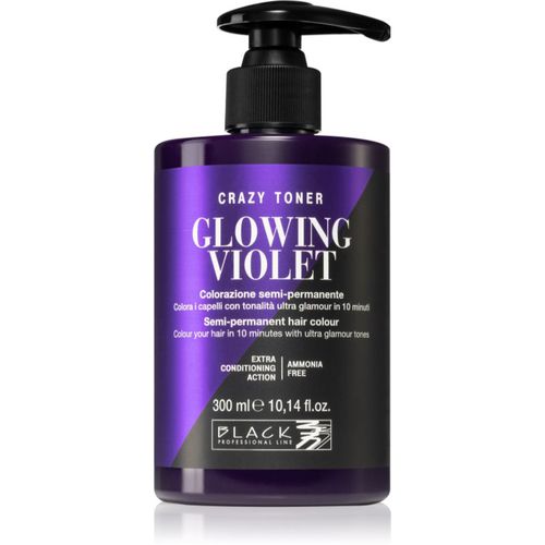 Crazy Toner farbige Haartönung Glowing Violet 300 ml - Black Professional Line - Modalova