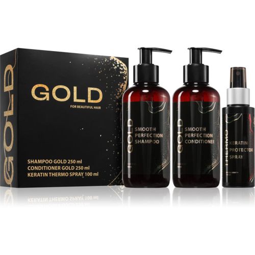 Luxury Gold Geschenkset für trockenes und beschädigtes Haar - Brazil Keratin - Modalova