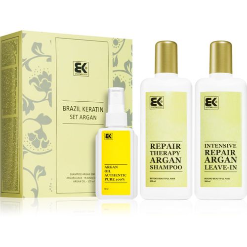 Set Argan Geschenkset (für trockenes, gestresstes Haar) - Brazil Keratin - Modalova