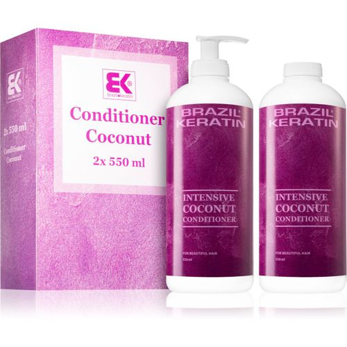 Coconut Conditioner confezione conveniente (nutriente e idratante) - Brazil Keratin - Modalova