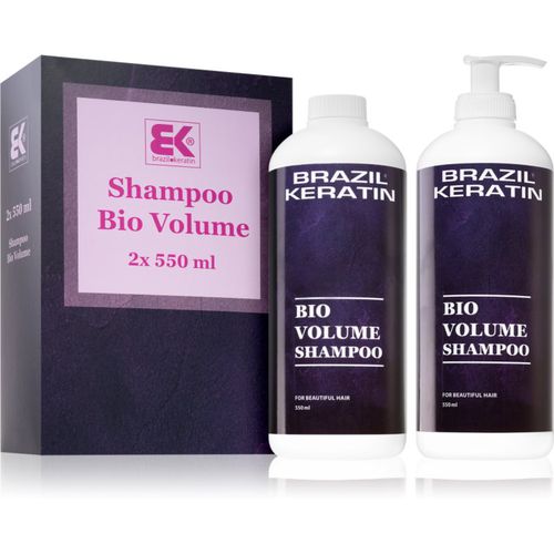 Bio Volume Shampoo confezione conveniente (volumizzante) - Brazil Keratin - Modalova